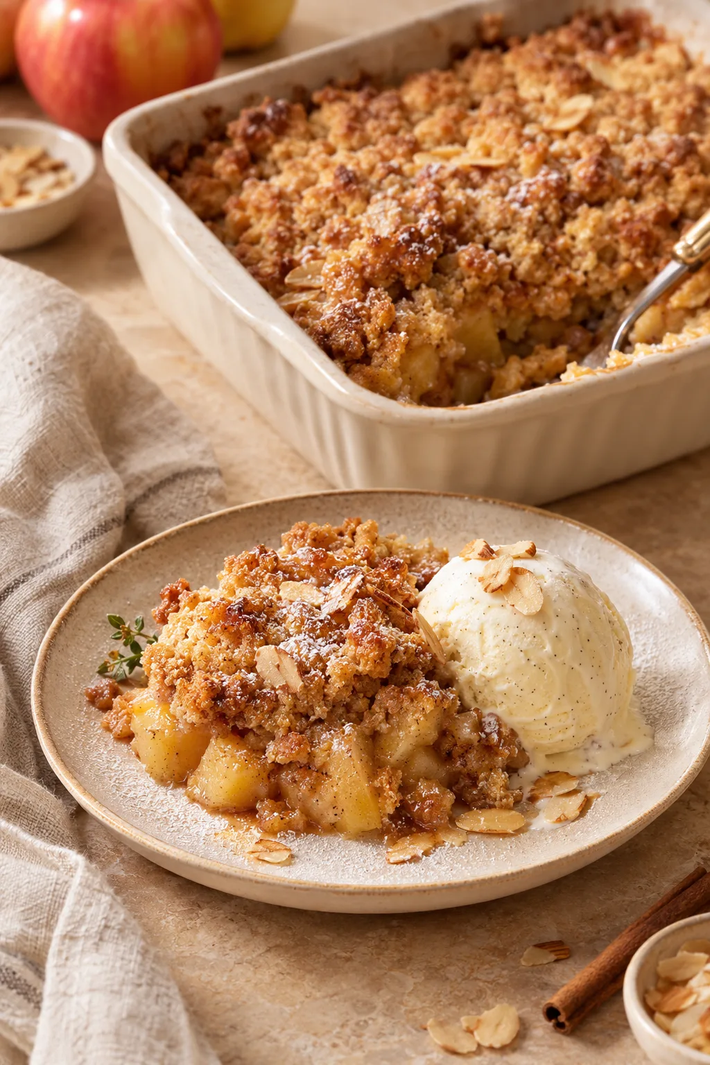 Crumble aux pommes
